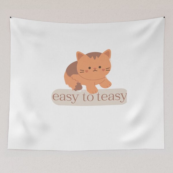Item preview, teasy to easy - funny kitten designed and sold by jijika119.