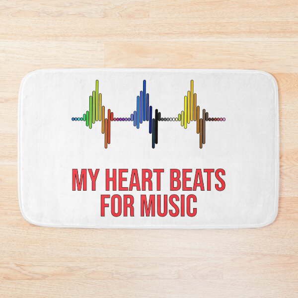 Item preview, My heart beats for music designed and sold by Ben3842.