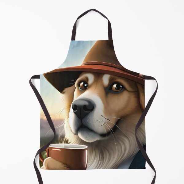 Item preview, a dog with coffee designed and sold by kingblacke23.