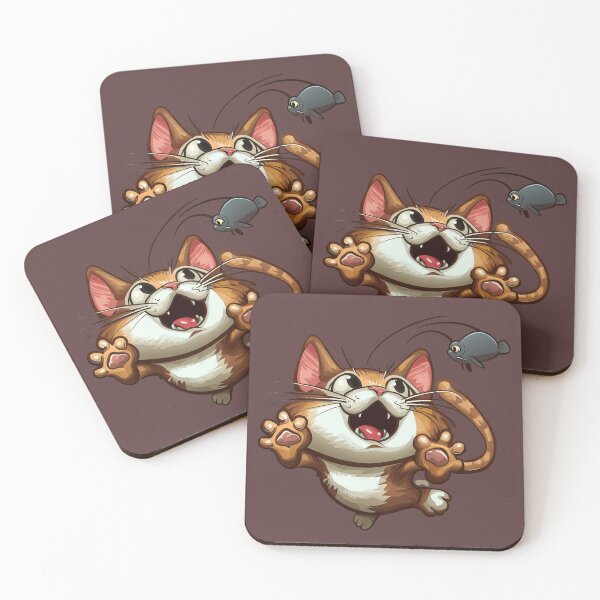 Item preview, Cat Catching The Mouse is Caught designed and sold by ozdilh.