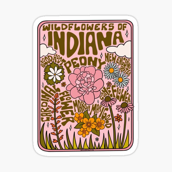 Item preview, Indiana Wildflowers designed and sold by doodlebymeg.