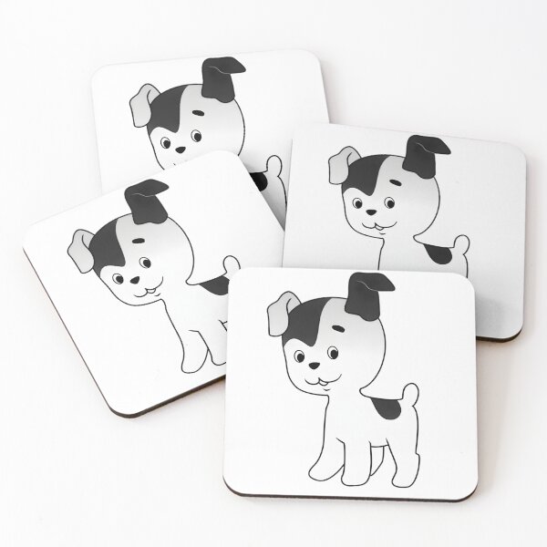 Item preview, Cute puppy drawing from the old Soviet animation designed and sold by coolkatia.