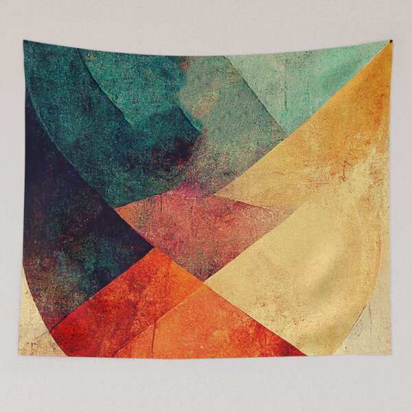 Item preview, Retro Abstract Colorful Design designed and sold by chatzous.