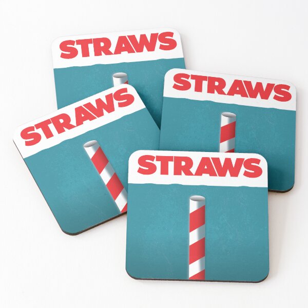 Item preview, PLASTIC STRAWS MOVIE POSTER designed and sold by Mclickster.