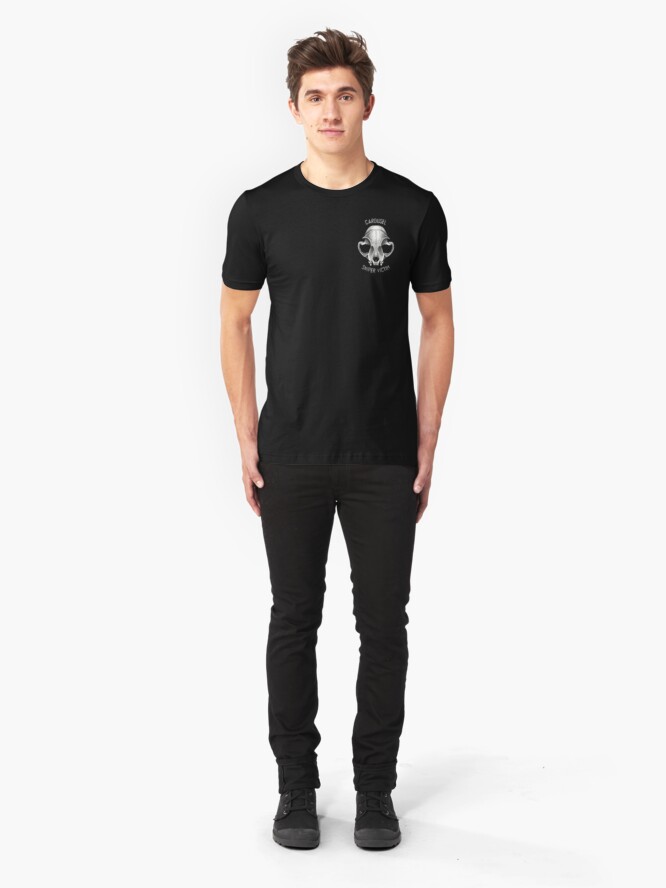 Alternate view of Carousel Sniper Victim O.G (black tee Optimised) Slim Fit T-Shirt