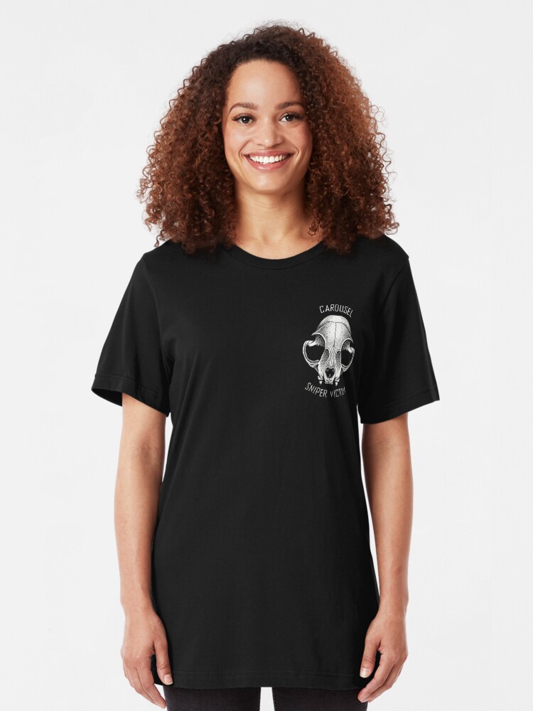 Alternate view of Carousel Sniper Victim O.G (black tee Optimised) Slim Fit T-Shirt