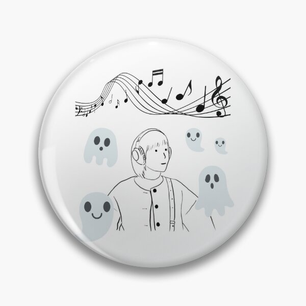 Item preview,  halloween ghost background & Woo Yeong Wo  Cute listening to music designed and sold by paintingtour.