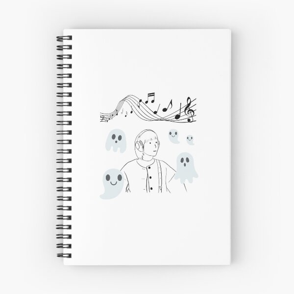 Item preview,  halloween ghost background & Woo Yeong Wo  Cute listening to music designed and sold by paintingtour.