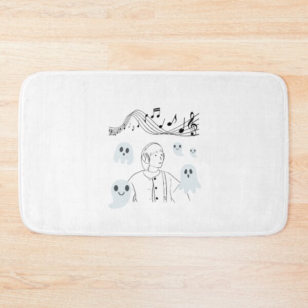 Item preview,  halloween ghost background & Woo Yeong Wo  Cute listening to music designed and sold by paintingtour.