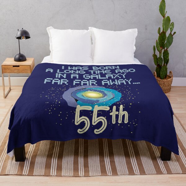 Item preview, I was born a long time ago in a galaxy far far away 55th birthday designed and sold by giftfromheart.