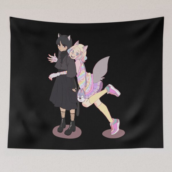 Item preview, Wednesday and Enid - Fanart   	 designed and sold by olahvqawod38.