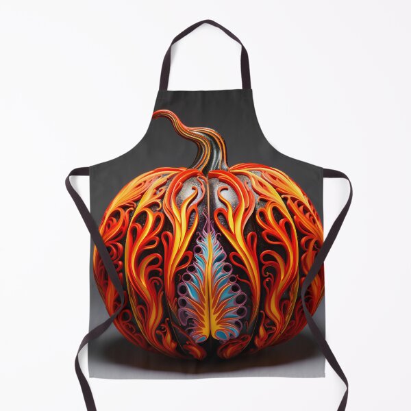 Item preview, linecut cyber psychedelic holiday pumpkin designed and sold by dcrc.