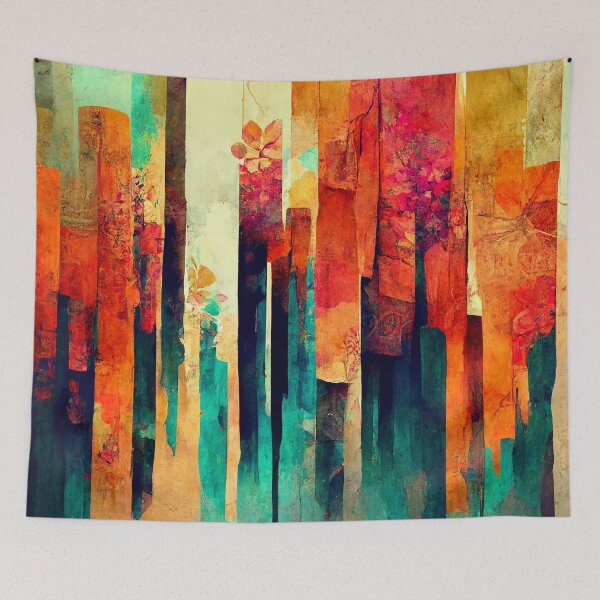 Item preview, Mid Century Modern Colorful Art designed and sold by chatzous.