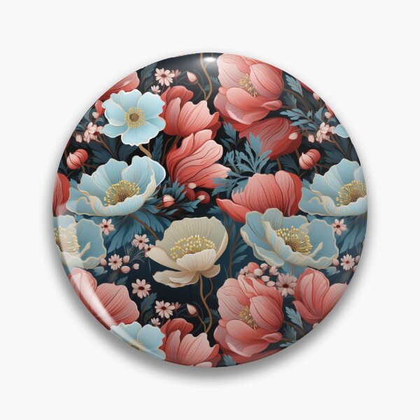 Item preview, Blooming flower seamless pattern designed and sold by CraftyDigital.