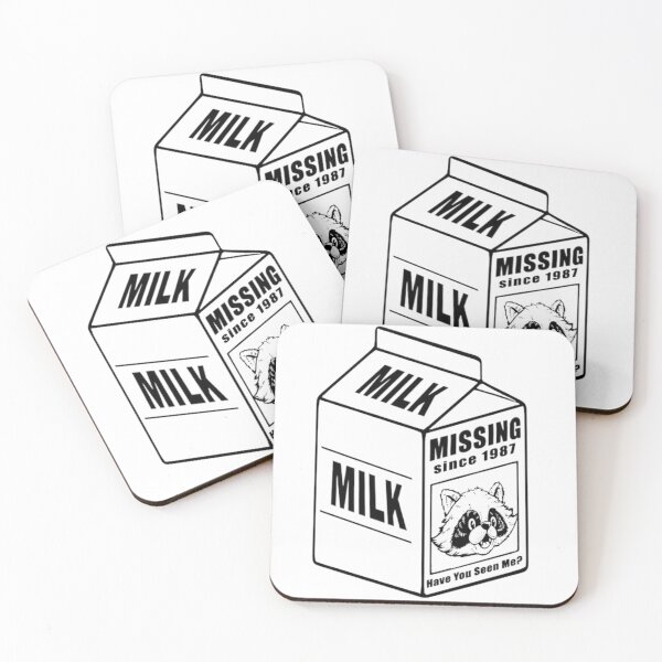 Artikelvorschau, Fehlender Waschbär – Milchflasche entworfen und verkauft von NaturesBandit.