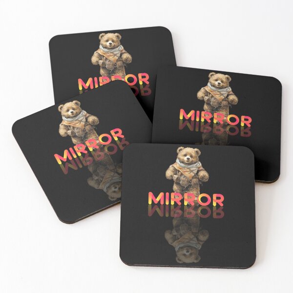 Item preview, Teddy Bear and mirror reflection designed and sold by Viking60North.