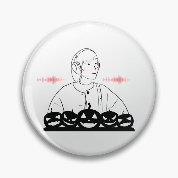 Item preview, Halloween black evil pumpkin background & Woo Yeong Wo  Cute listening to music designed and sold by paintingtour.