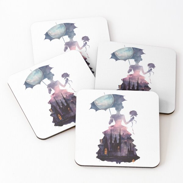 Item preview, Gothic Lady Silhouette and Skyline designed and sold by SchorlCraft.