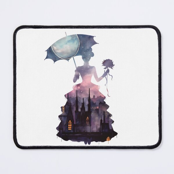 Item preview, Gothic Lady Silhouette and Skyline designed and sold by SchorlCraft.