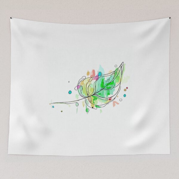Item preview, Nature's Brushstrokes: Artistic Rendering of a Leaf designed and sold by ReplyGirl.