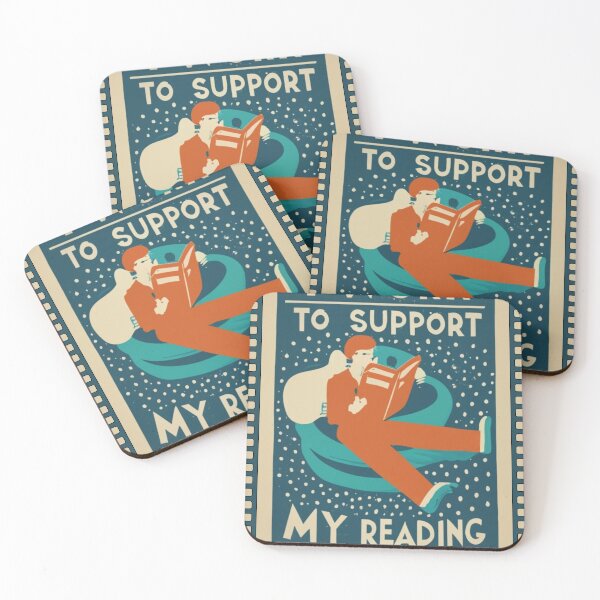 Item preview, I Work To Support My Reading Addiction designed and sold by NickiBille.
