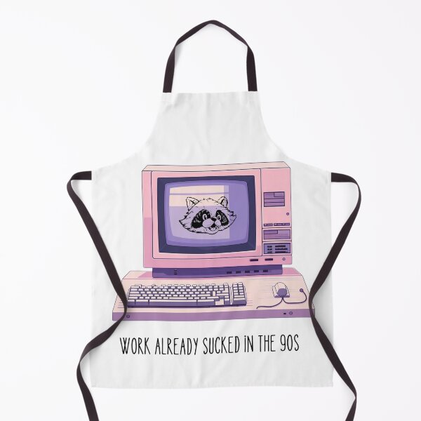Item preview, Work sucks - 90s racoon pc  designed and sold by NaturesBandit.