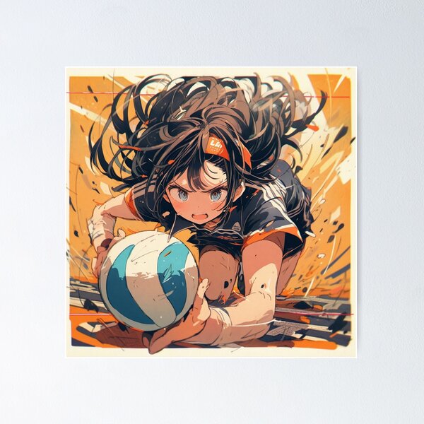 Volleyball Player Anime Posters for Sale