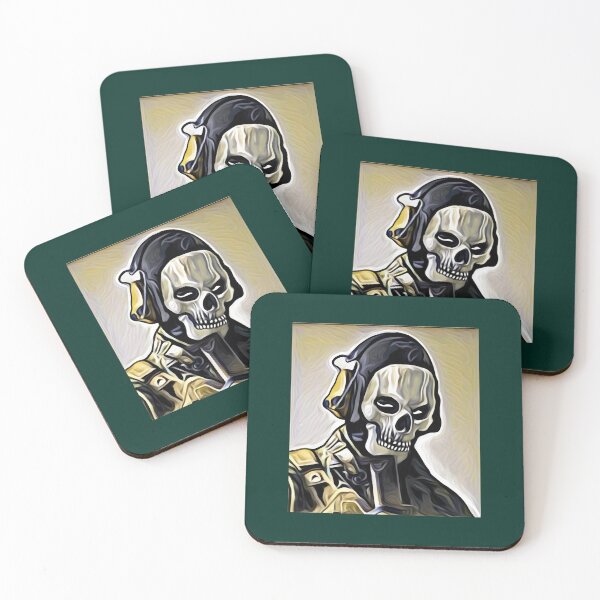 Item preview, ghost mw2 in scary picture   designed and sold by MetallThrills.