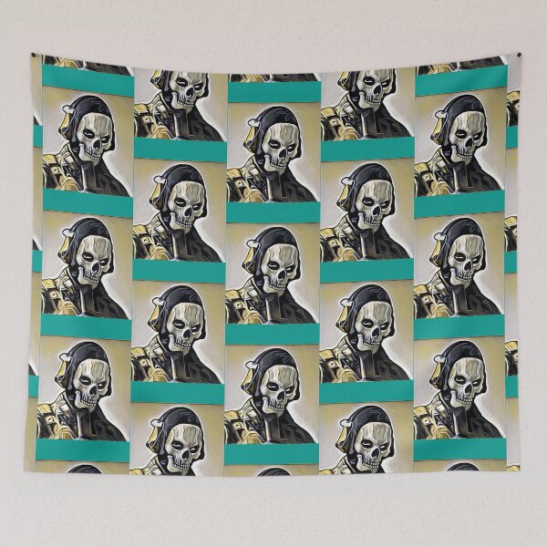 Item preview, ghost mw2 in scary picture   designed and sold by MetallThrills.