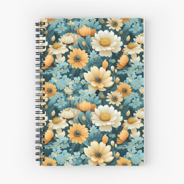 Aperçu de l'œuvre Champ de modèle sans couture de fleurs épanouies. créée et vendue par CraftyDigital.
