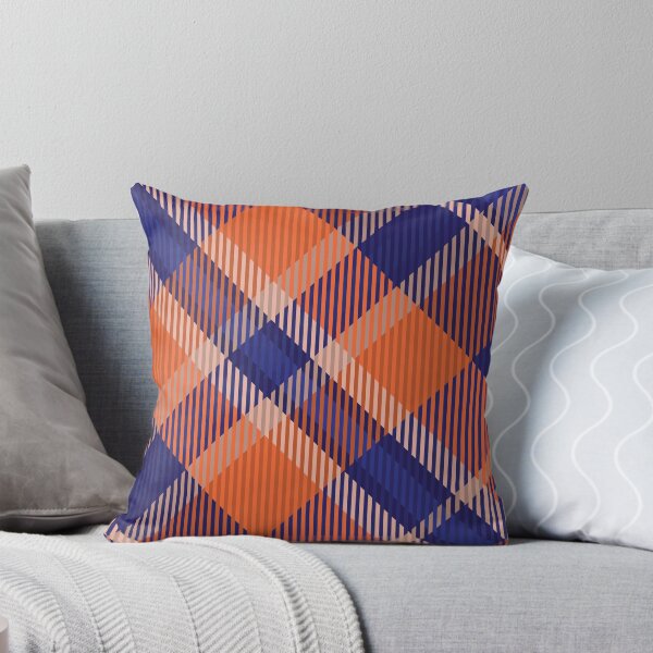 Item preview, Blue Orange Plaid Pattern designed and sold by Meliafroggy.