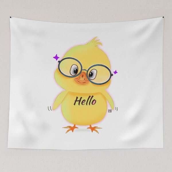 Item preview, Duck | Duck Lovers - Duck say Hello designed and sold by FennyWijayaMomo.