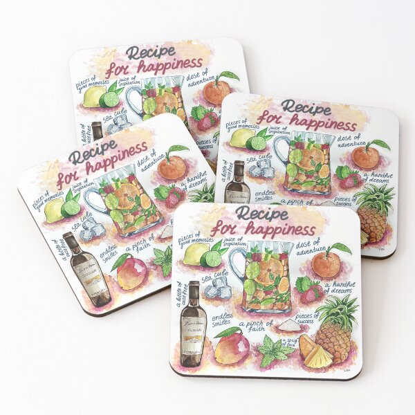 Item preview, Recipe for happiness designed and sold by DeliciousPics.