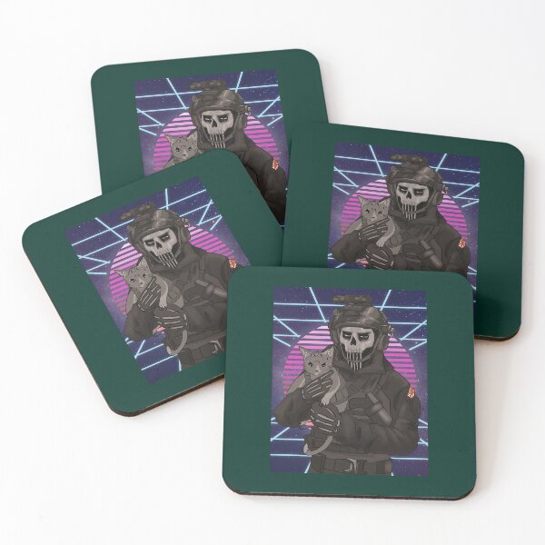 Item preview, Simon Ghost Riley cat retro   designed and sold by MetallThrills.