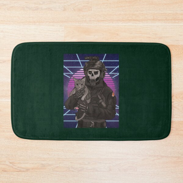 Item preview, Simon Ghost Riley cat retro   designed and sold by MetallThrills.