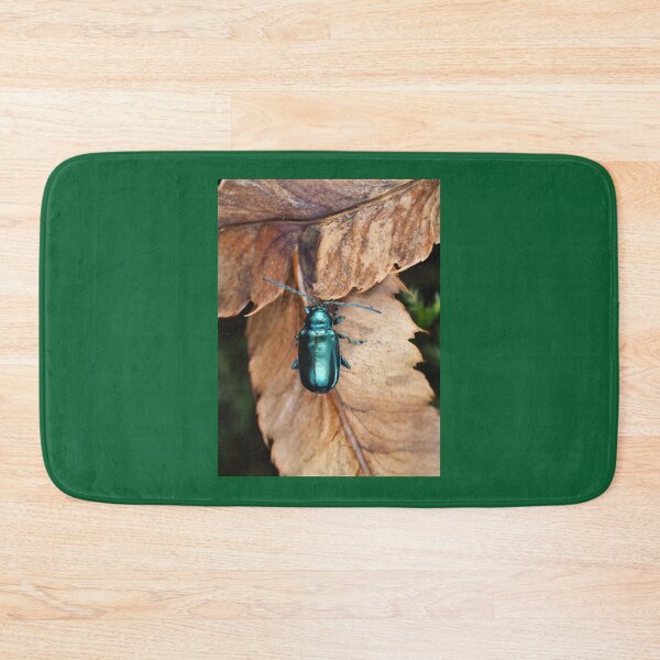 Item preview, Altica sp. beetle on dried leaves designed and sold by 2b1Wedding232.
