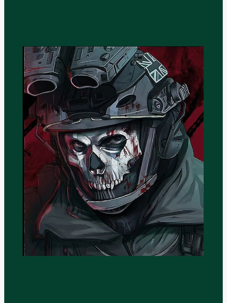 Ghost MW2 Art Print Simon ghost Riley -  Finland