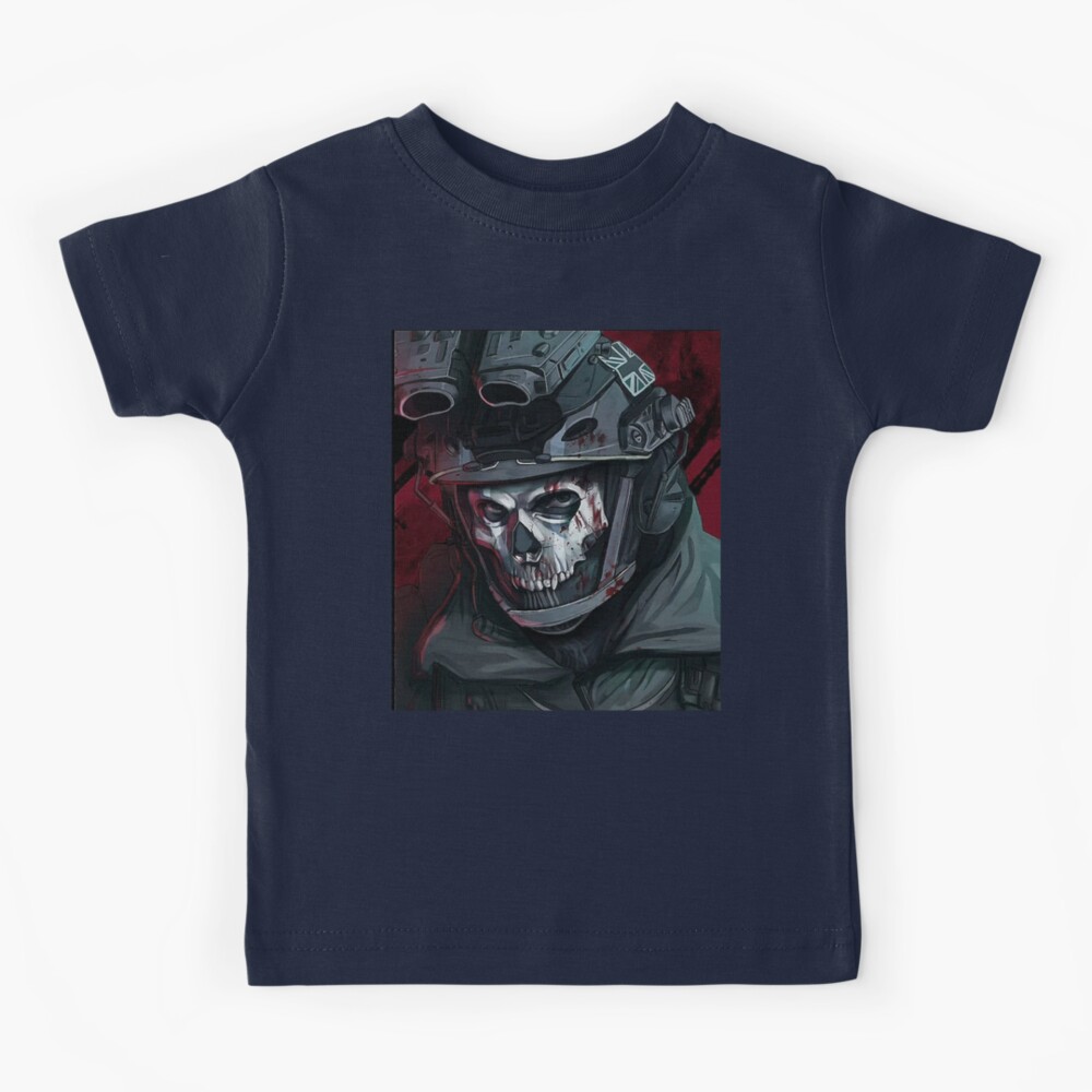 Chibi Simon Ghost Riley Face Funny Call Of Duty Unisex T-Shirt - Teeruto