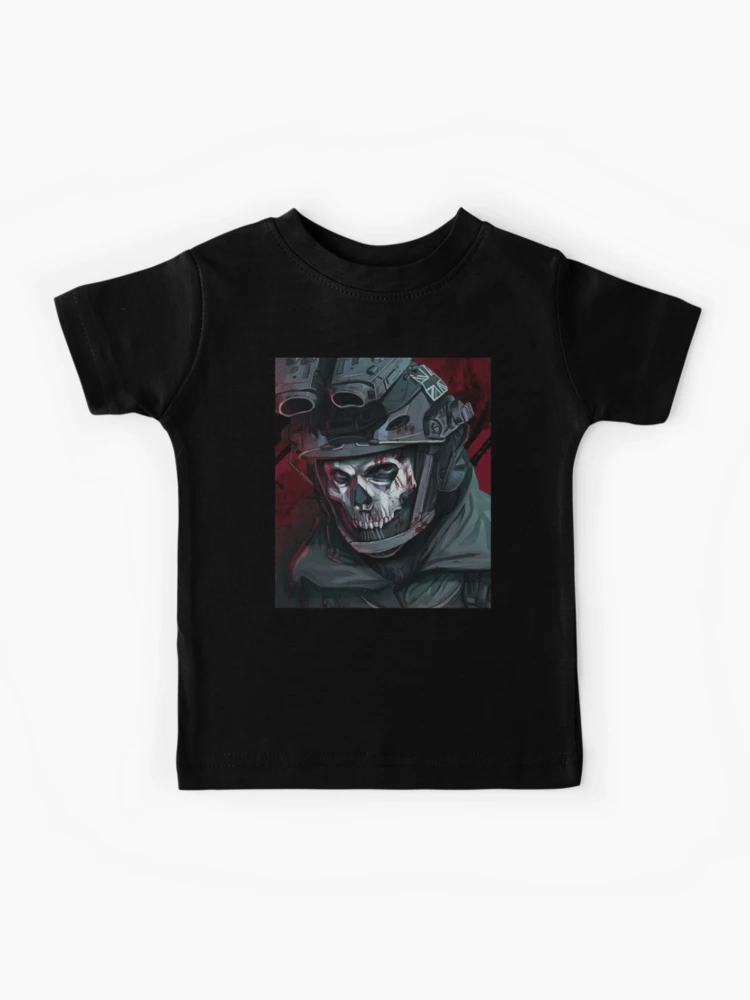 Chibi Simon Ghost Riley Face Funny Call Of Duty Unisex T-Shirt - Teeruto