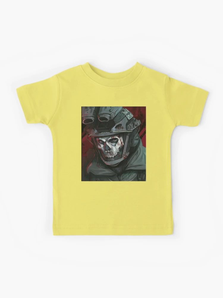 Chibi Simon Ghost Riley Face Funny Call Of Duty Unisex T-Shirt - Teeruto