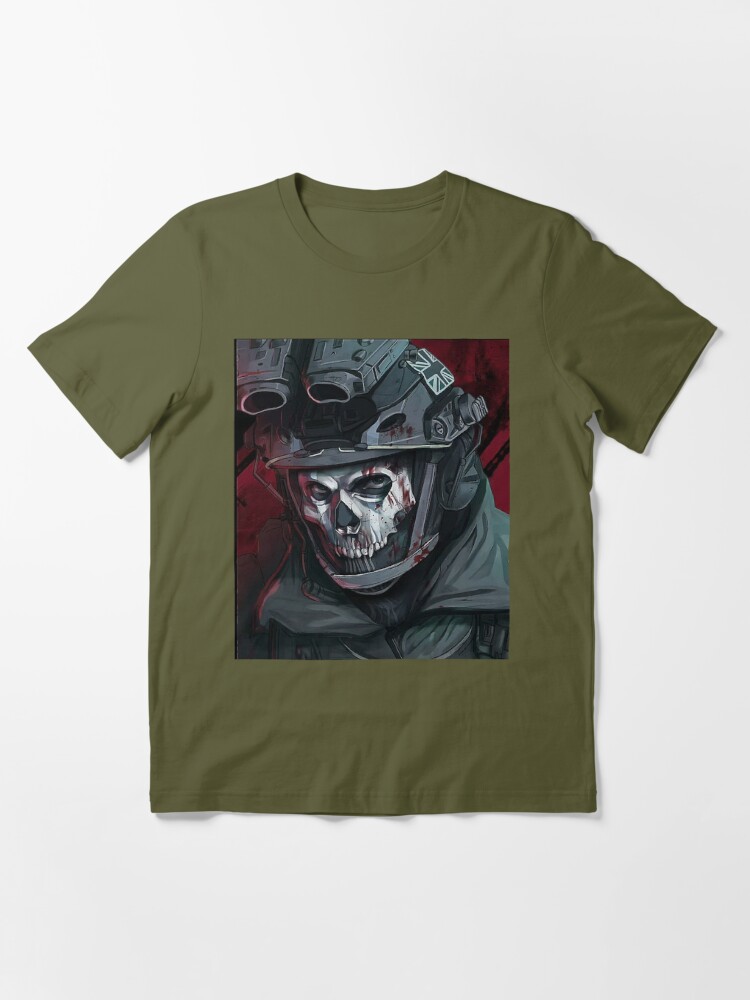 Animated Design Simon Ghost Riley Face Funny Call Of Duty Shirt - Teespix -  Store Fashion LLC