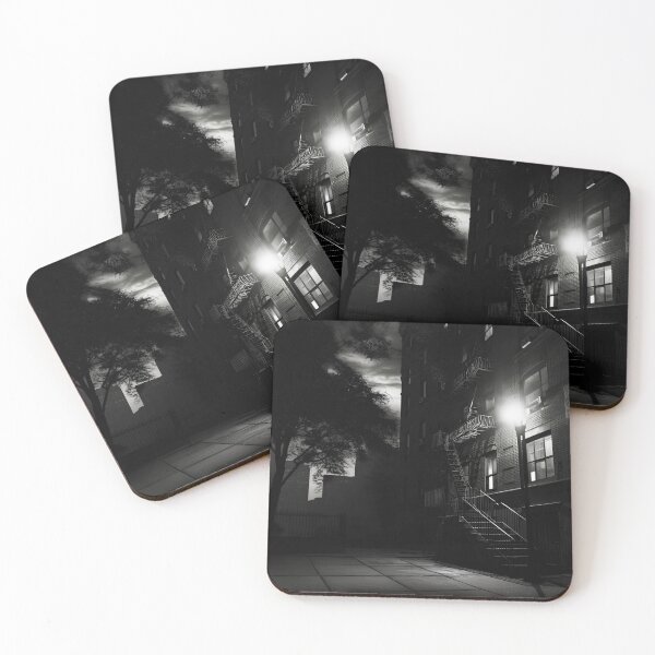 Item preview, Shadowy Noir style Manhattan Apartment print designed and sold by dcrc.