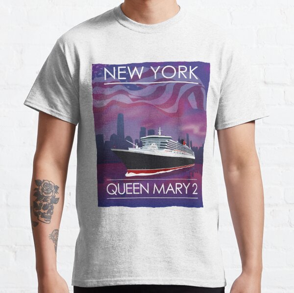 Queen Mary 2 T-Shirts for Sale