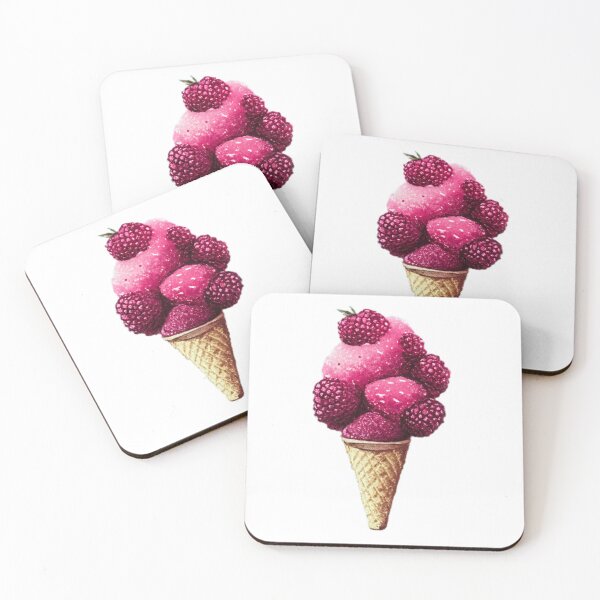 Item preview, Raspberry Sorbet Geometric Blackground designed and sold by Lannanun.