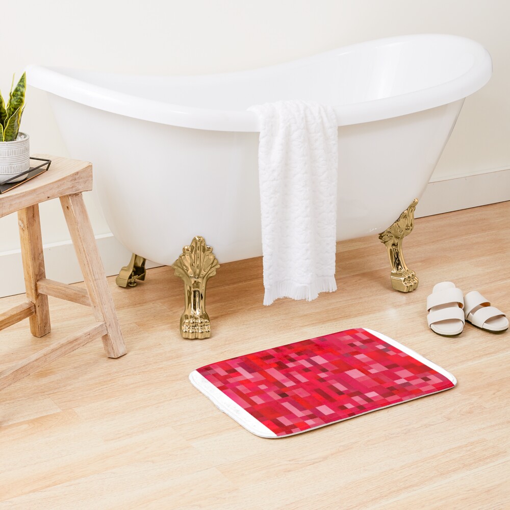 Item preview, Bath Mat designed and sold by GetCubedArt.