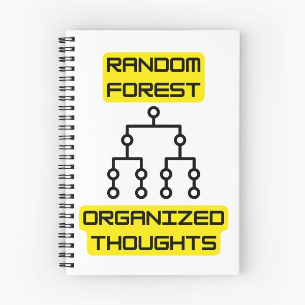 Item preview, Random Forest: Organized Thoughts - Data Science & Machine Learning Tee designed and sold by ColortrixArt.