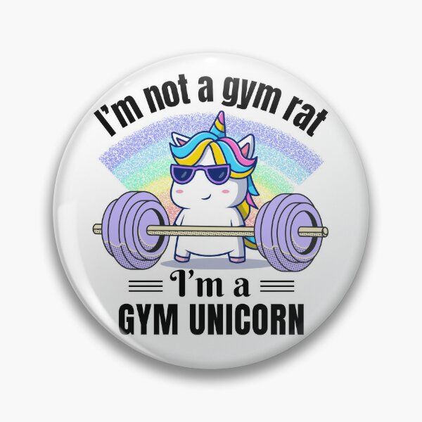 Unicorn Weightlifting, Unicorn Lifting Weights, Funny Gym quote, I'm not a gym  rat I'm a gym unicorn, cute gift Sticker for Sale by orbantimea58