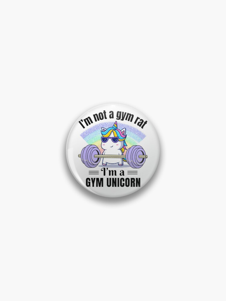 Unicorn Weightlifting, Unicorn Lifting Weights, Funny Gym quote, I'm not a gym  rat I'm a gym unicorn, cute gift Sticker for Sale by orbantimea58