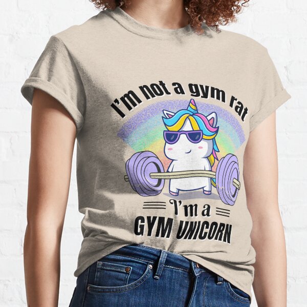 Funny Fitness Workout Gym Gift Athletic Lifting Weights T-shirt