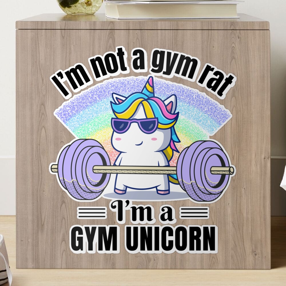 I'm Not a Gym Rat. I'm a Gym Unicorn Graphic by Craftlab · Creative Fabrica